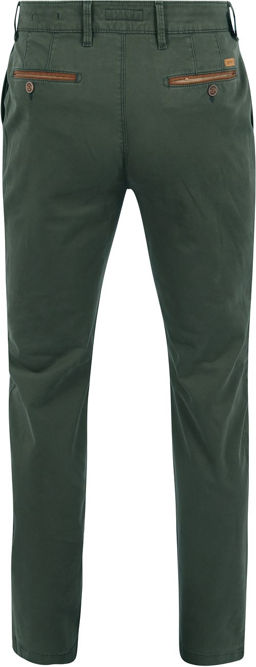 Gardeur Chino Benny 3 Dark Green Product / Achterkant
