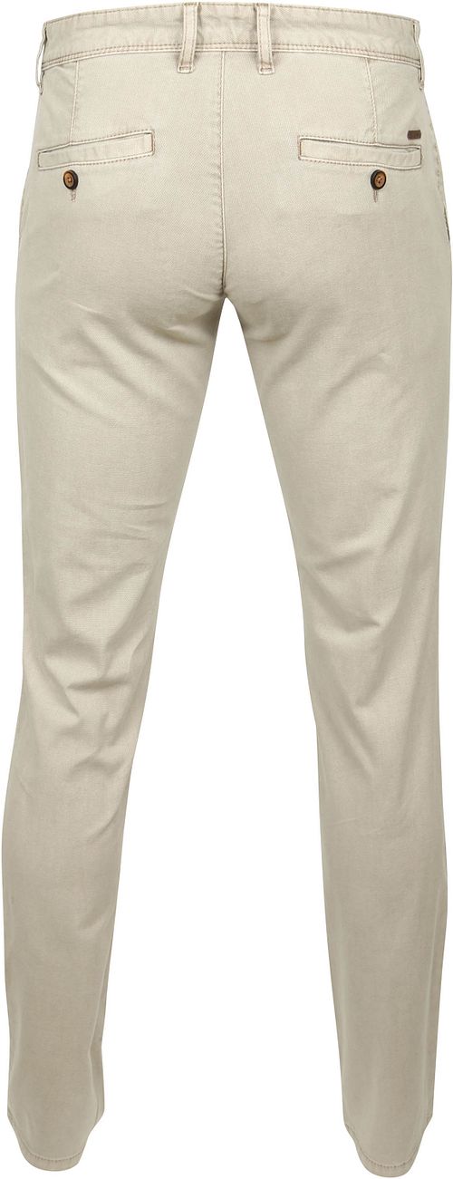 Suitable chinosy Sartre Oxford w kolorze piaskowym Product / Achterkant