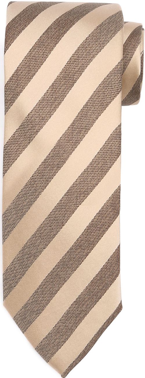 Suitable Krawatte Seide Streif Beige Product