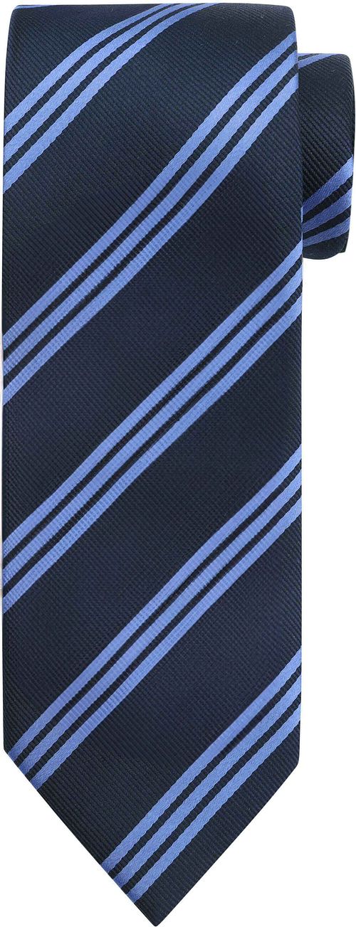 Suitable Slips Stribet i Antracitfarvet Silke Product