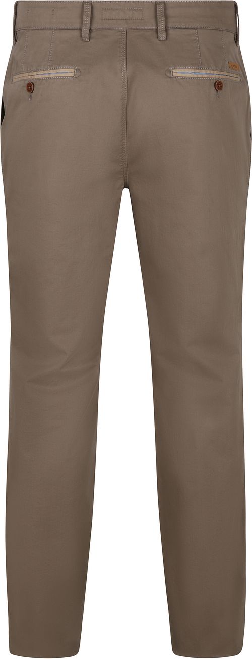 Gardeur Chino Benny 3 Taupe Product / Achterkant