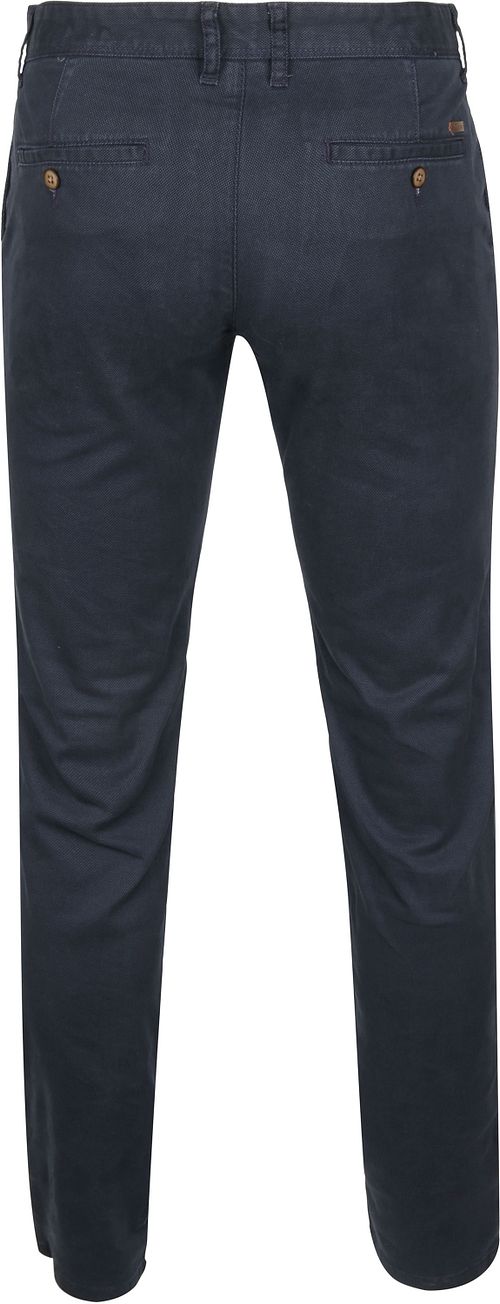 Suitable Sartre Chino blu scuro Product / Achterkant