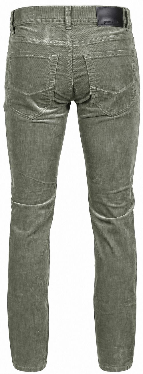 Pierre Cardin Trousers Lyon Tapered Corduroy Green Product / Achterkant