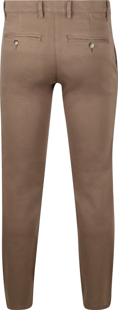 Chinosy Suitable Philo Flex w kolorze taupe Product / Achterkant