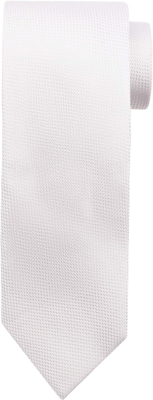 Suitable cravatta in seta bianca Product