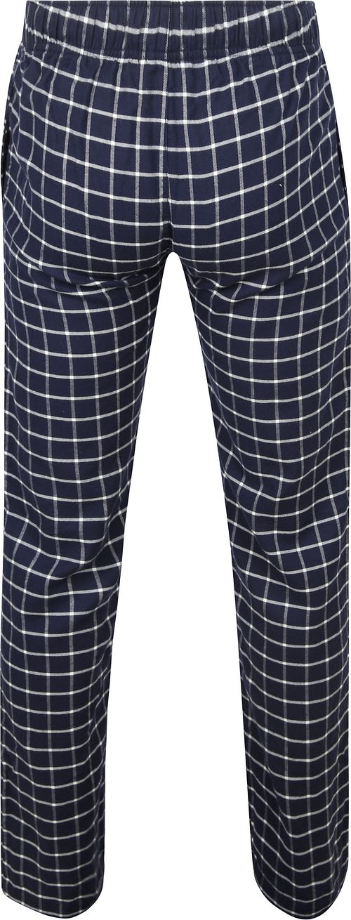 Steppin' Out Lounge Pants Plaid Navy Product / Achterkant