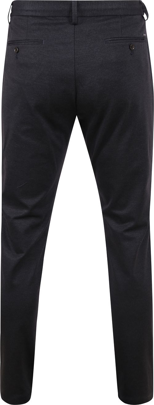 Dstrezzed Lancaster Chino Mørk Marineblå Product / Achterkant