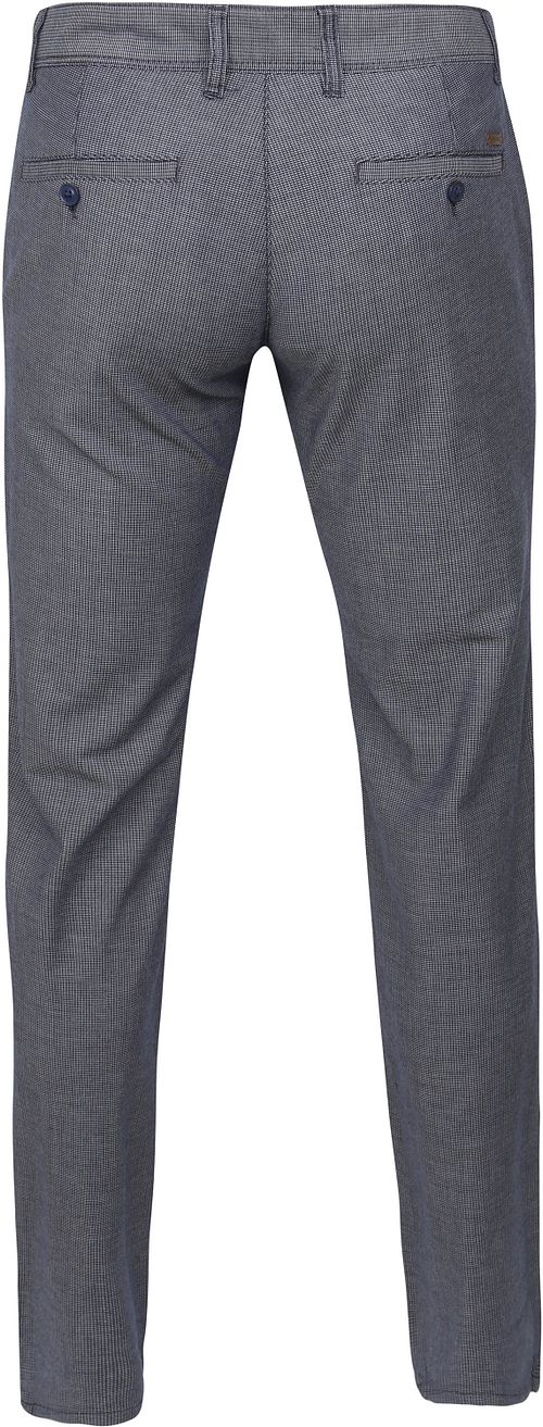 Passande Chino Sartre Navy White Product / Achterkant