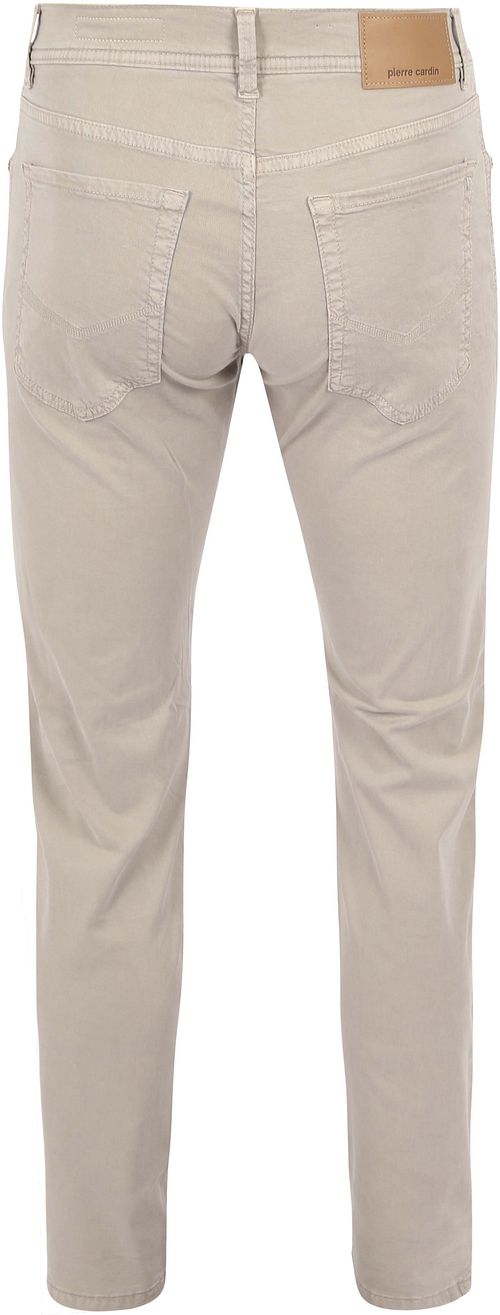 Pantaloni Pierre Cardin Lyon Tapered Greige Product / Achterkant