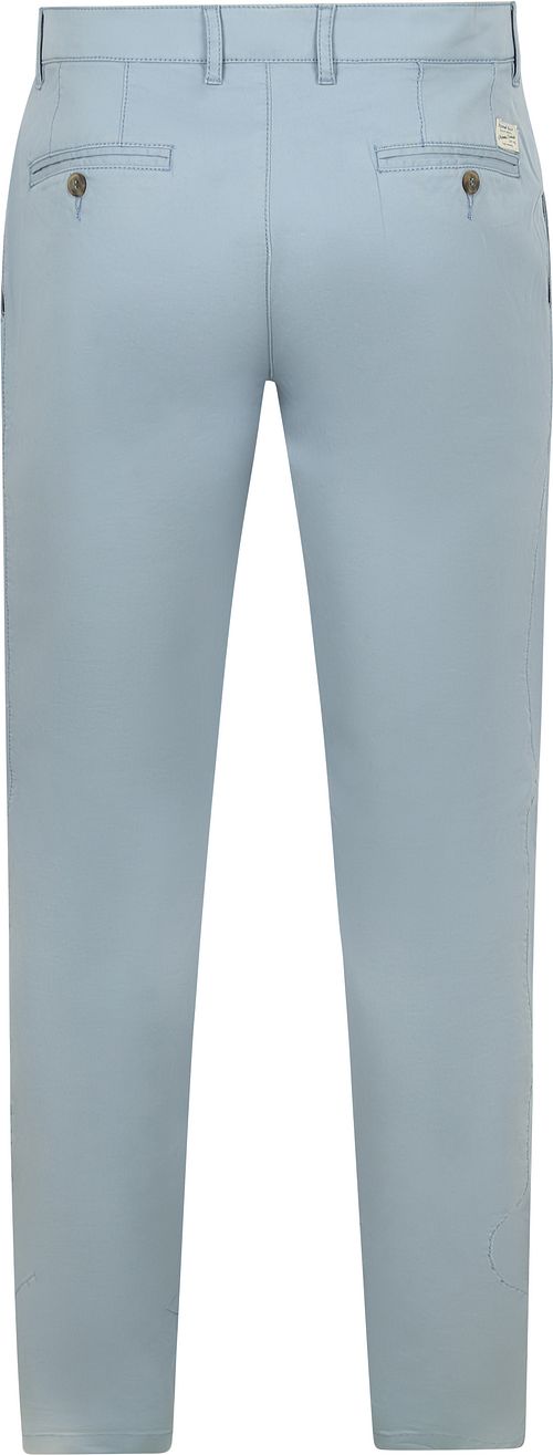 Steppin' Out Chino Newbury Sky Blau Product / Achterkant