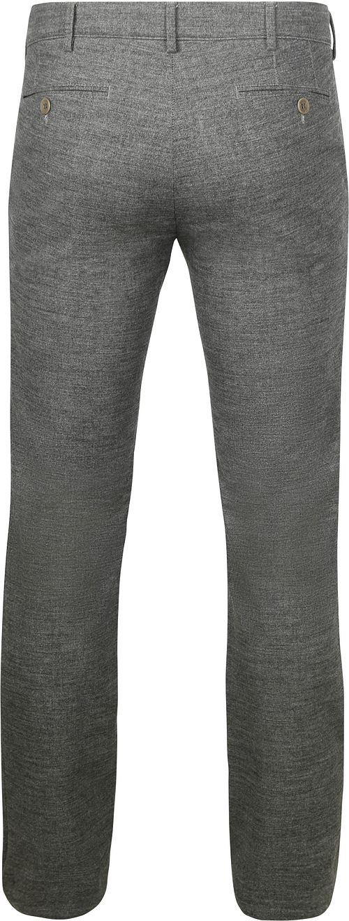 Meyer Chino Bonn Melange Grå Product / Achterkant