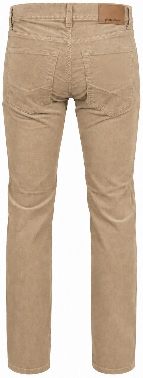 Pierre Cardin Broek Lyon Tapered Corduroy Beige Product / Achterkant