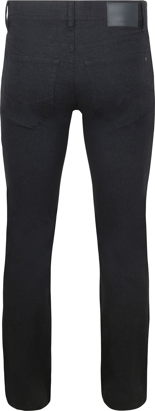 Spodnie Pierre Cardin Lyon Tapered Print granatowe Product / Achterkant
