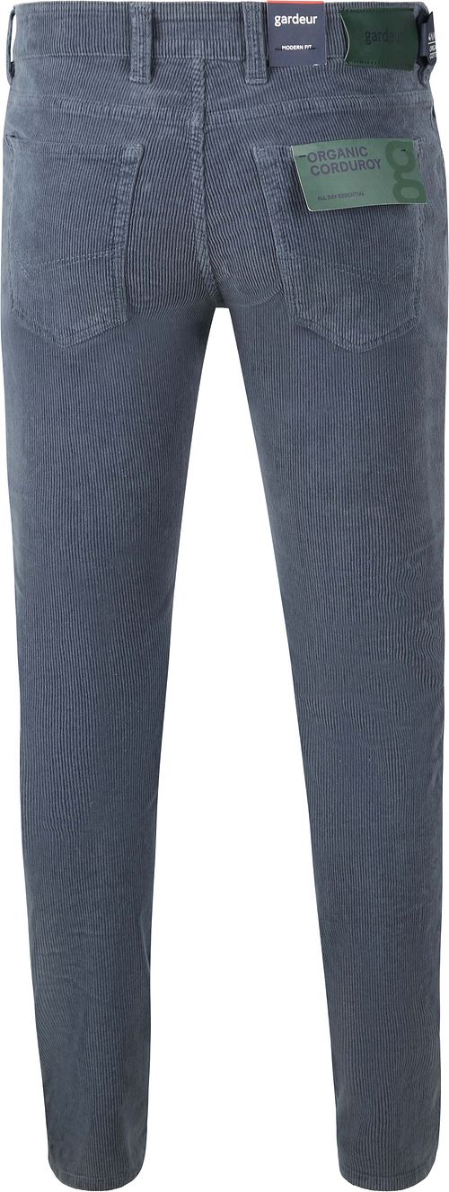 Gardeur Pantalon Bill Corduroy Bleu Product / Achterkant