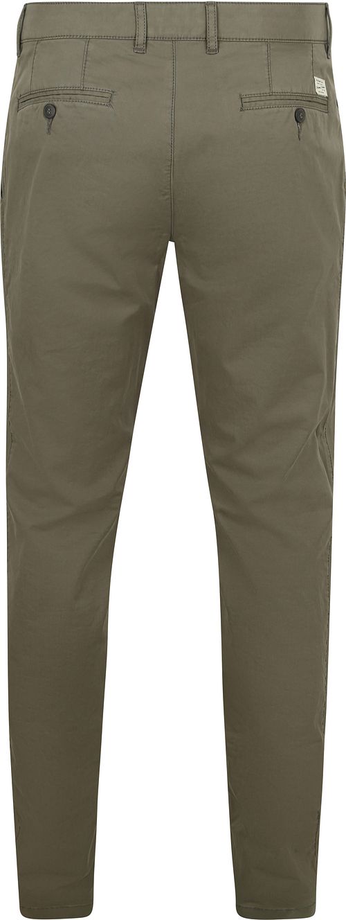 Chino Newbury verde oliva de Steppin' Out Product / Achterkant
