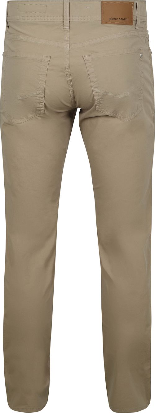 Spodnie Pierre Cardin Lyon Tapered Beżowe Product / Achterkant