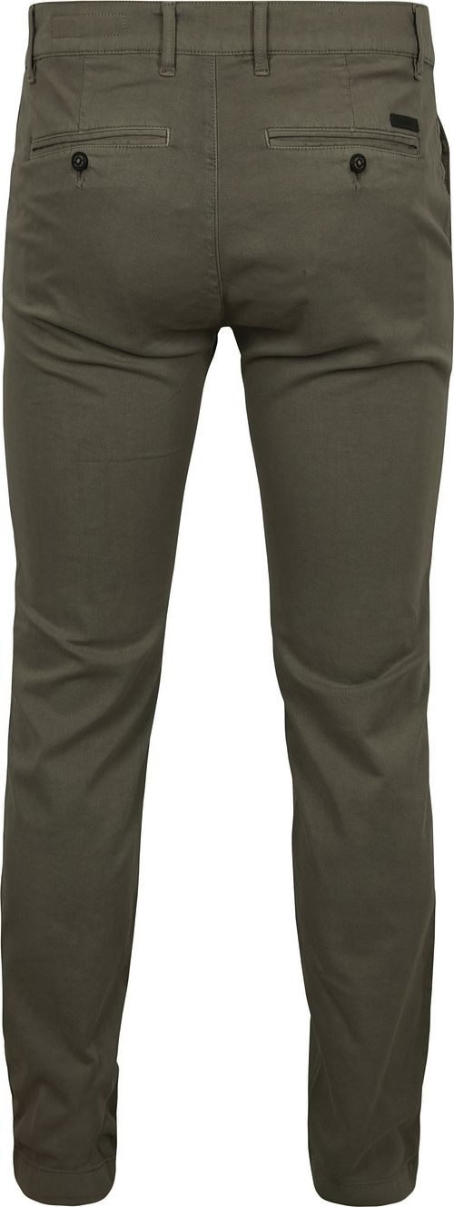 Chino Castres de Pierre Cardin en verde oliva Product / Achterkant