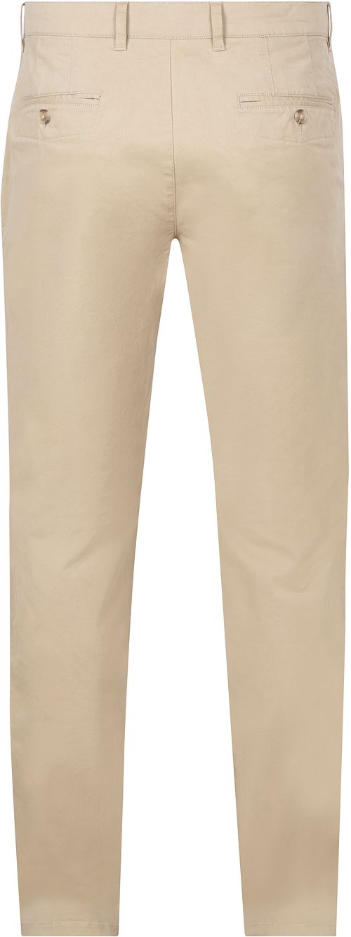 Chinosy Suitable Peano Twill w kolorze beżowym Product / Achterkant