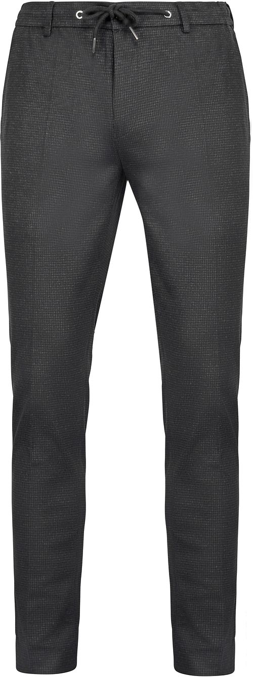 Chinosy Suitable Das Pied de Poule w kolorze antracytowym Product
