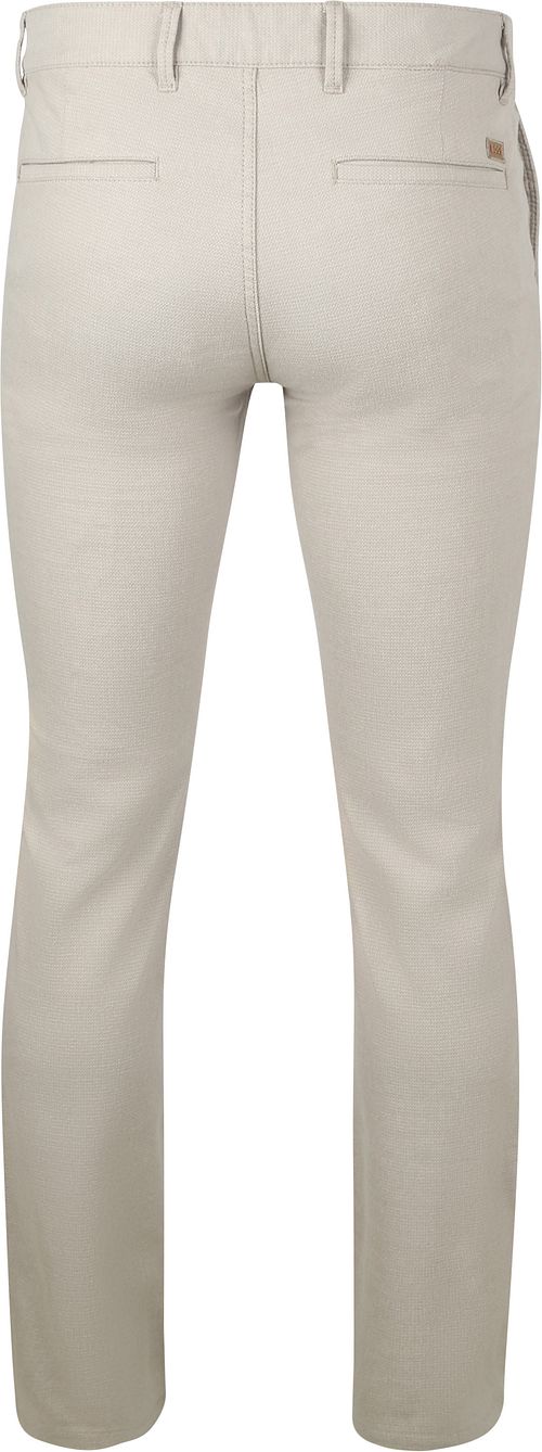 BOSS Chinoer Slim Greige Product / Achterkant