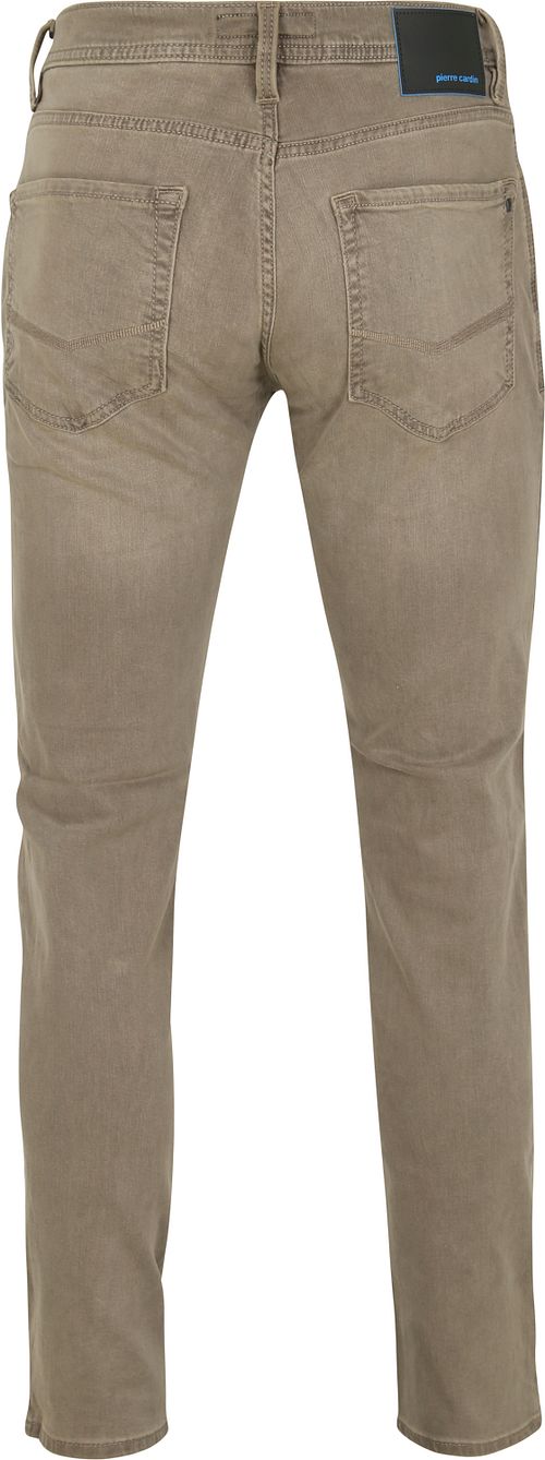 Pierre Cardin Broek Lyon Tapered Future Flex Lichtbruin Product / Achterkant