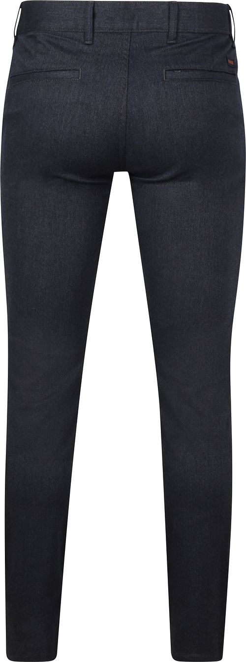 BOSS Chinobuks Slim Navy Melange Product / Achterkant