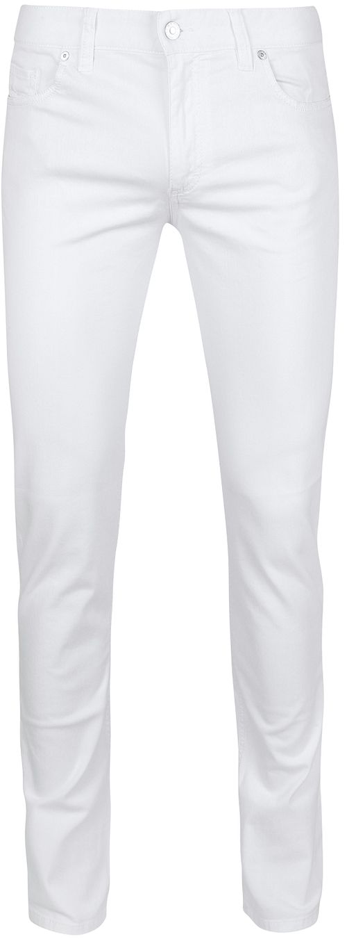 Alberto Pipe Denim Bianco Product