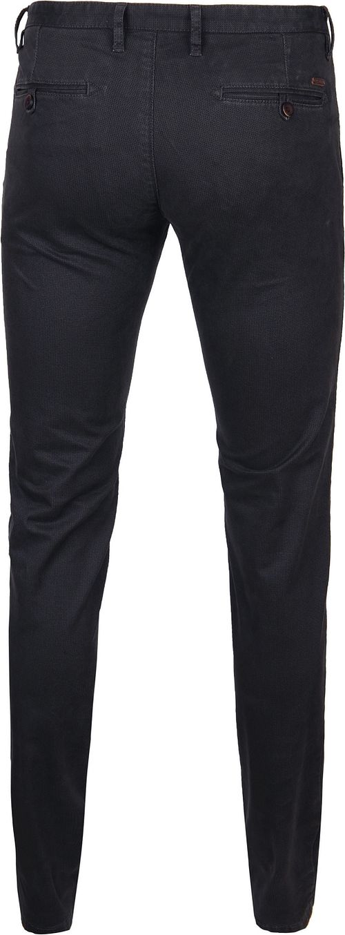 Suitable Chino Sartre Donkerblauw Product / Achterkant