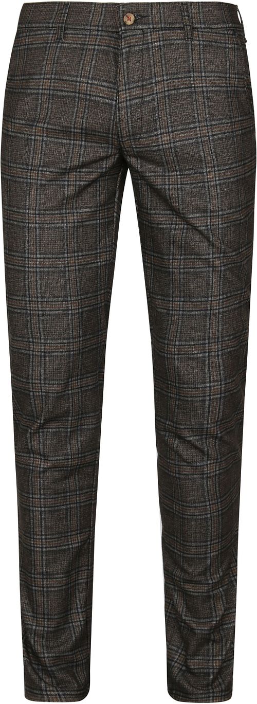 Suitable Chino Pico a quadri marrone Product