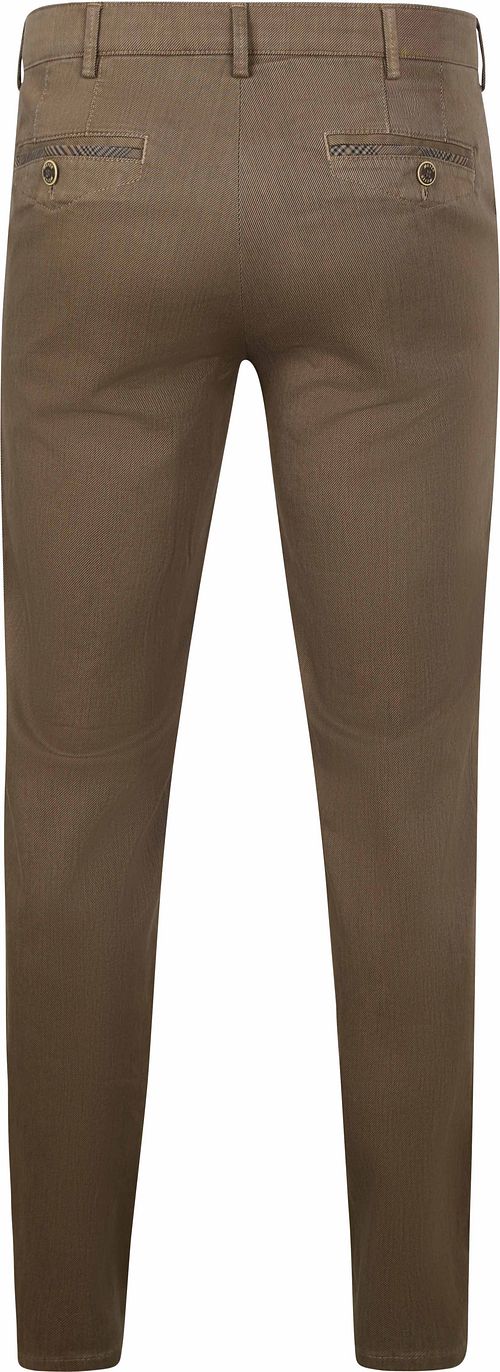 Meyer Chicago Chino Twill Camel Product / Achterkant