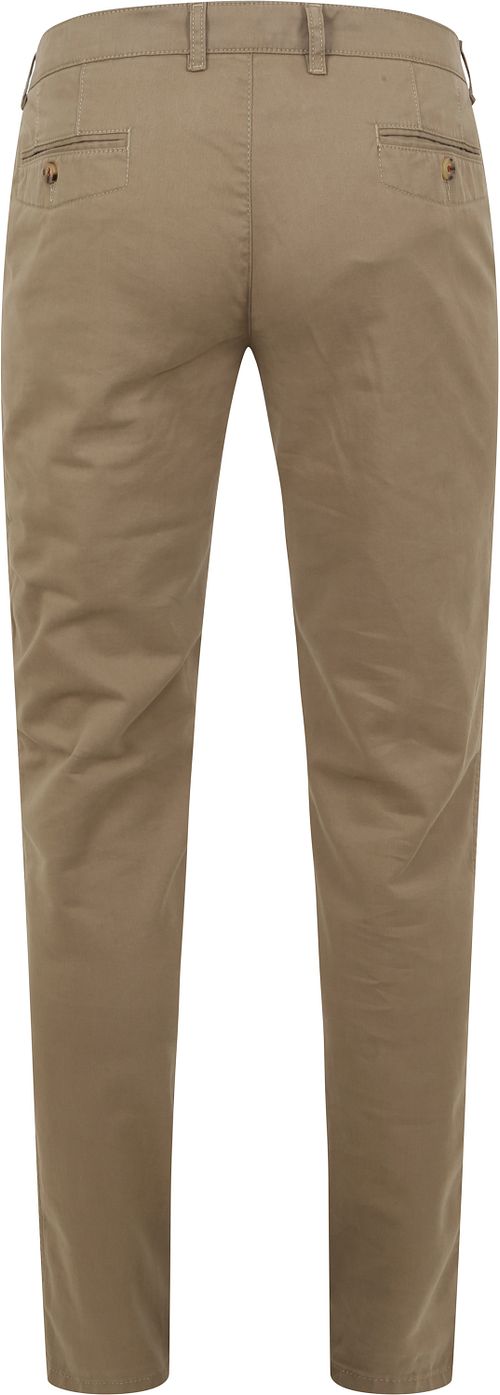 Suitable Plato chinosy w kolorze khaki Product / Achterkant