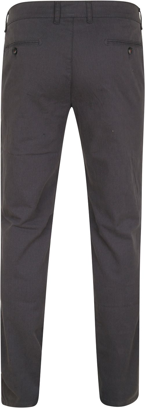 Suitable Chino Pico Print Grijs Product / Achterkant