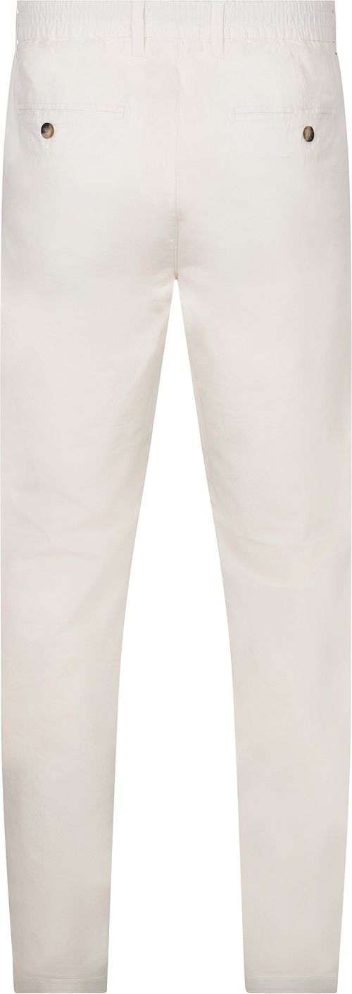 Chinosy Steppin' Out Portsmouth Poplin w kolorze ecru Product / Achterkant