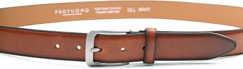 Cintura in pelle Profuomo Polish Cognac Product / Detail