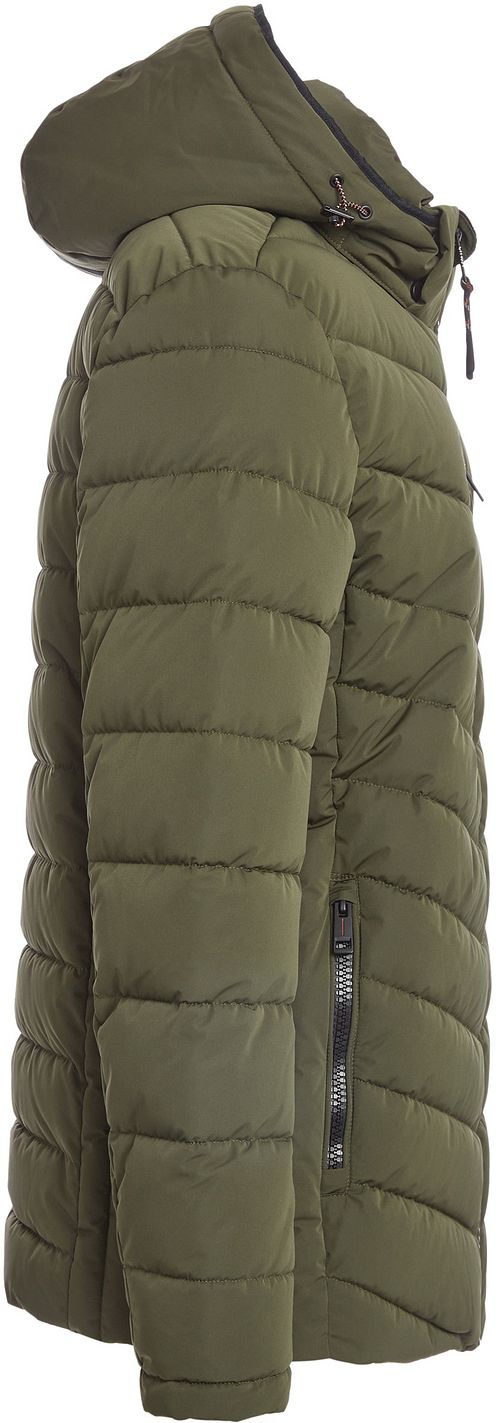 Chaqueta puffer con capucha CASAMODA en verde oliva Anders