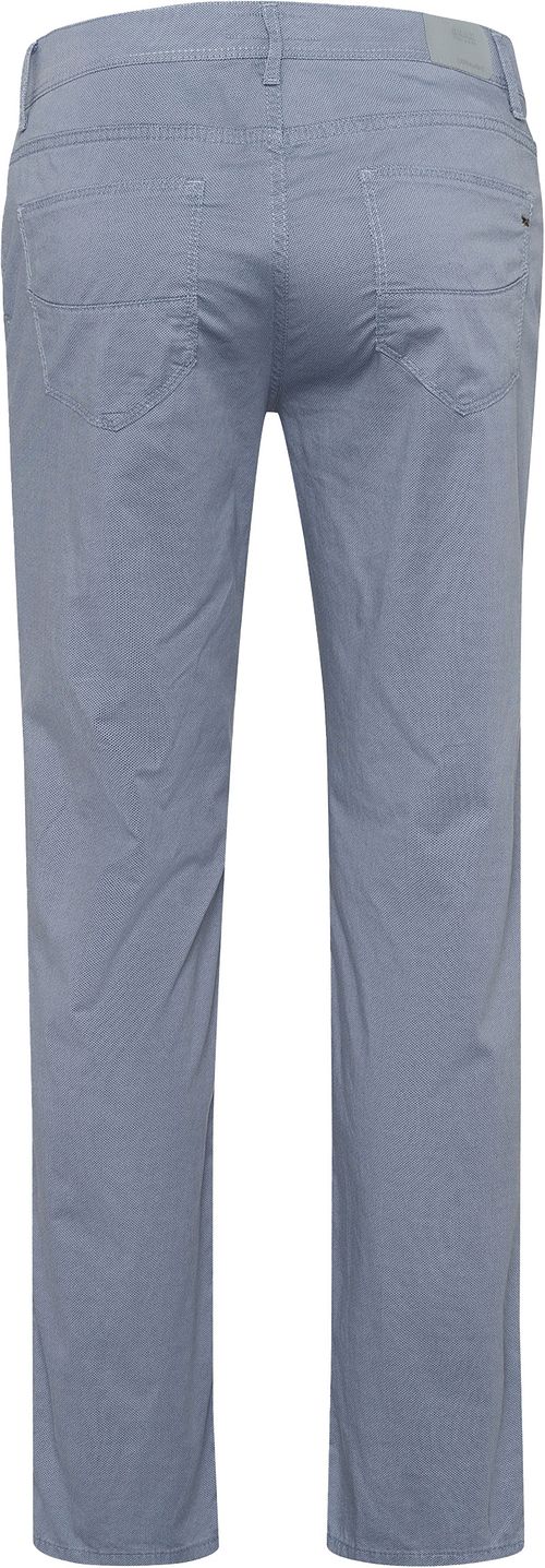 Brax Cadiz Broek Print Blauw Product / Achterkant
