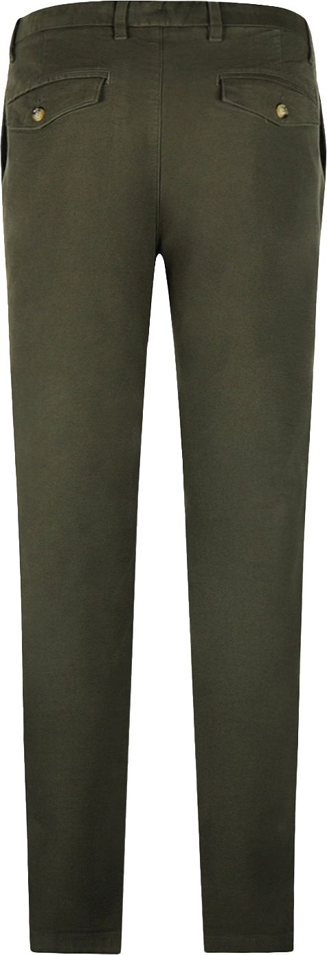 Chino de moleskin McGregor en verde oliva Product / Achterkant