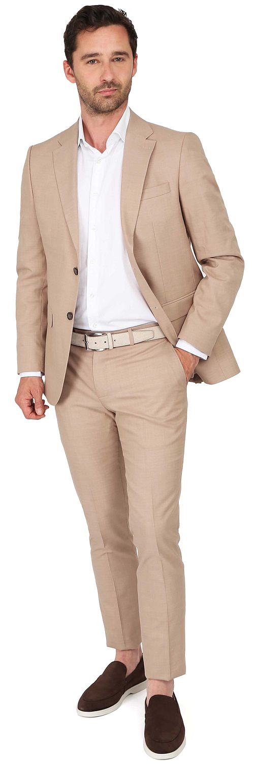 Suitable Herrenanzug Accessible Beige