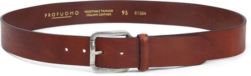 Profuomo Leather Belt Cognac Product / Detail