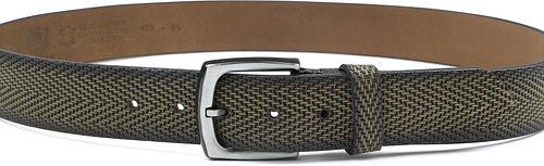 Suitable Belt Structure Leather Green Product / Detail