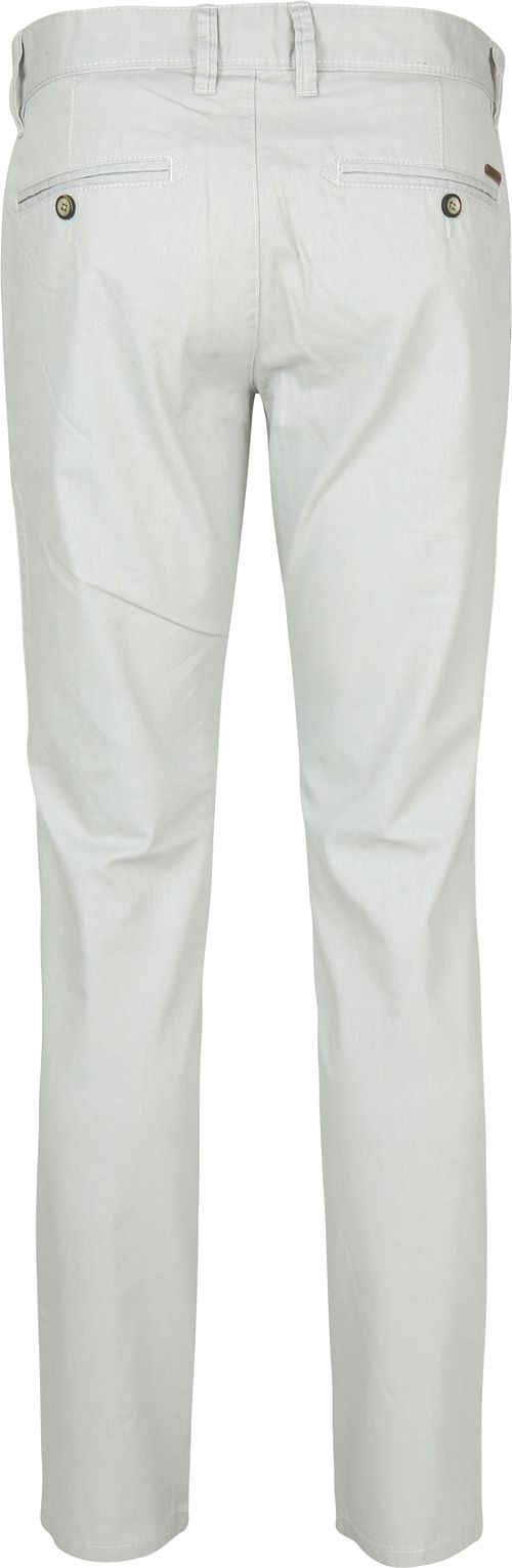 Suitable Chino Sartre Grijs Product / Achterkant