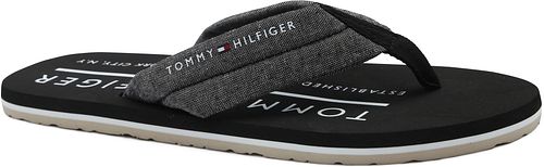 Klapki Tommy Hilfiger Chambray w kolorze czarnym Product