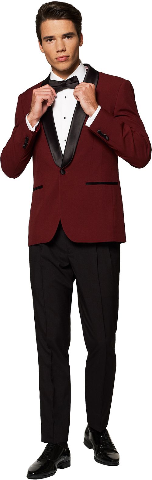 OppoSuits Costume Smoking Rouge Product