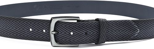 Suitable Riem Structuur Leer Navy Product / Detail
