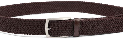 Profuomo Geweven Riem Bruin Product / Detail