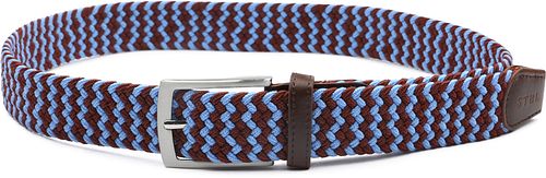 Suitable Geweven Riem Bruin Blauw Product / Detail