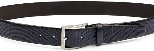 Suitable Riem Structuur Leer Navy Product / Detail