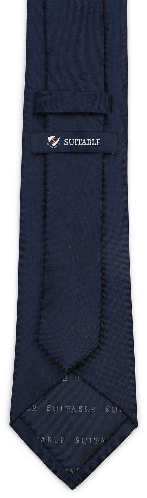 Suitable Cravatta in seta navy Product / Achterkant