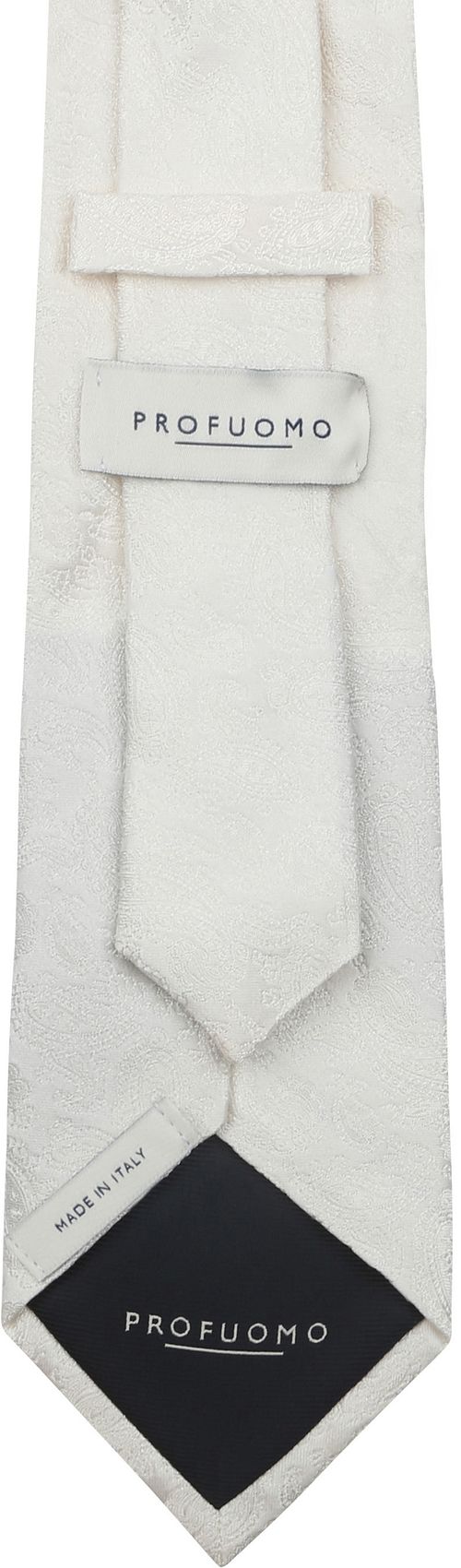 Profuomo Trouwstropdas Paisley Product / Achterkant