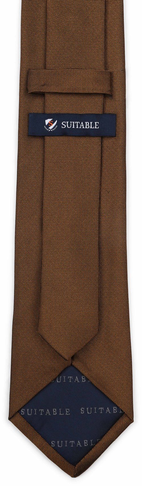 Suitable Silk Tie Brown